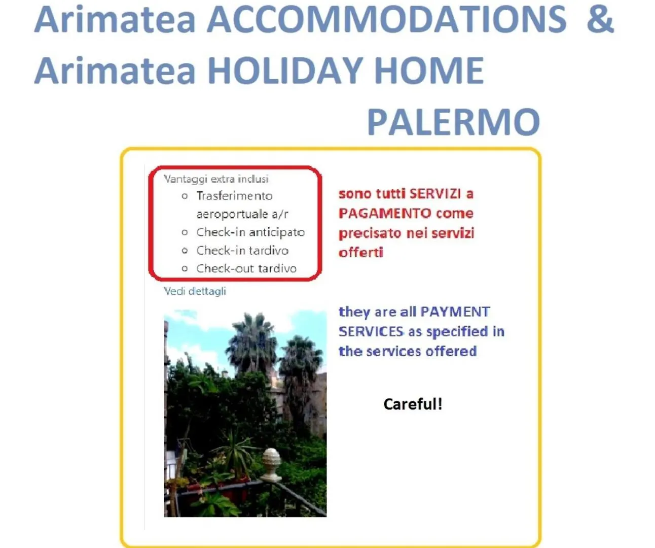 *** Gasthuis Arimatea Accommodations Palermo Italië